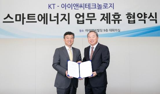 KT·아이앤씨테크놀로지, IoT 기반 스마트에너지 협력