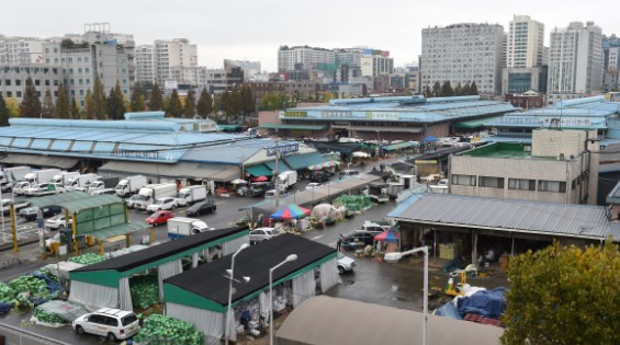 수원농수산물도매시장 시설현대화사업 파란불