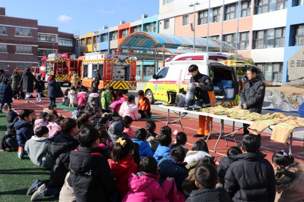 연천소방서, 전곡초등학교 찾아가는 119안전체험교실 운영