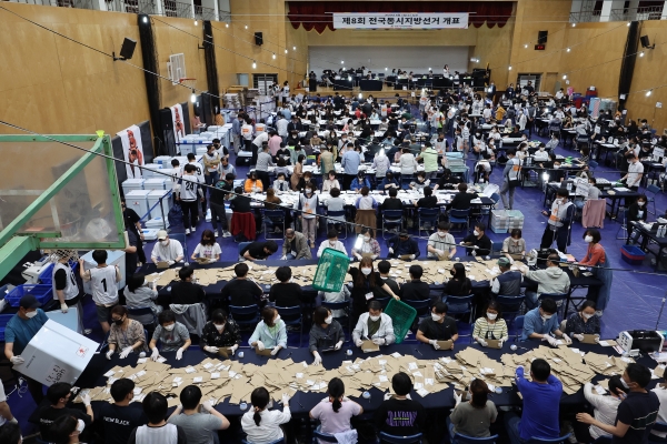 [6.1 지방선거] 최종투표율 잠정 50.3%...역대 두번째 최저