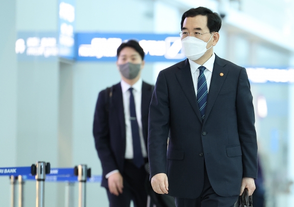 이창양 산업부 장관, 인플레 감축법 협의차 방미