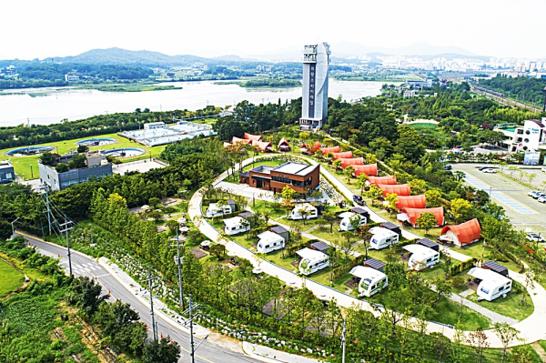 왕송호수캠핑장 및 의왕스카이레일 이용후기 이벤트 진행