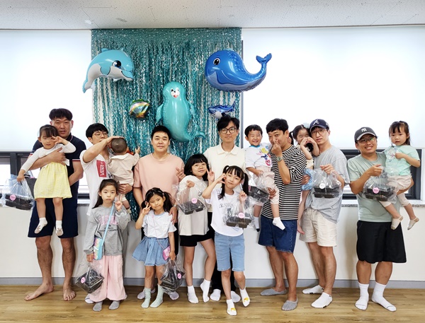 구미시가족센터 사람사랑 공동육아나눔터, 아빠·자녀 프로그램 쿠킹대디 인기