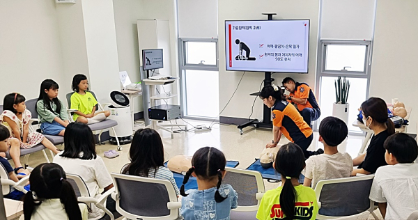 의왕도시공사 백운커뮤니티센터, 의왕소방서 심폐소생술 원데이클래스교육 실시