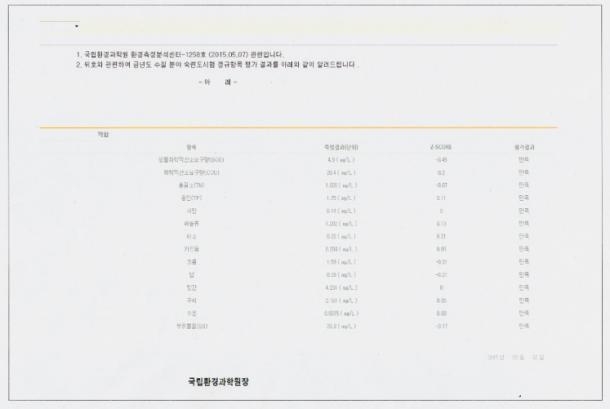 수도권매립지관리공사, 국립환경과학원의 숙련도 시험 적합기관 선정
