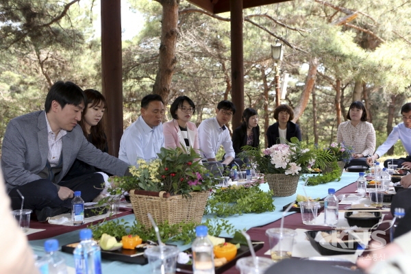 구본영 천안시장 직원들과 아이디어 소통·공감토크