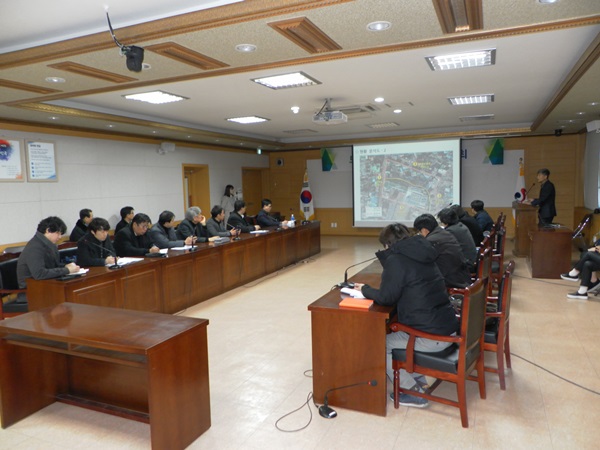 해남군, 설계공모 업체 현장설명회 개최