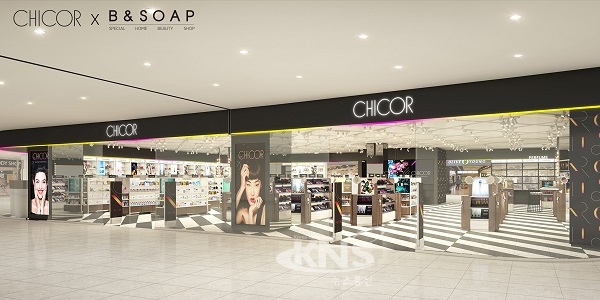 비앤솝(B&SOAP), 신세계 뷰티편집샵 시코르(CHICOR) 타임스퀘어점 입점