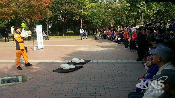 대구 서구, 내당노인복지관서 화재대피훈련 실시