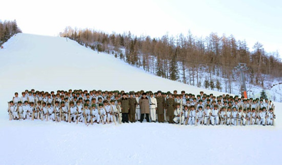 김정은 보병 훈련 참관 관련자료 3