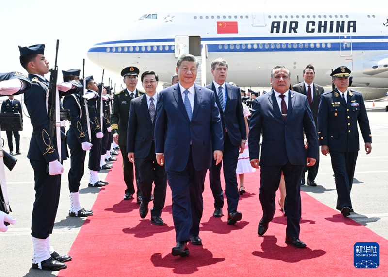 시진핑 주석, 리마 도착...제31차 APEC 지도자회의 참석 및 페루 국빈방문