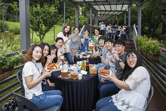 녹십자 사내 비어파티