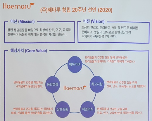 해마루 창립 20주년…`동물과 함께하는 행복한 세상 만들겠다`
