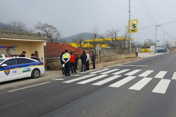 부안서, 교통사망사고 현장 점검 실시
