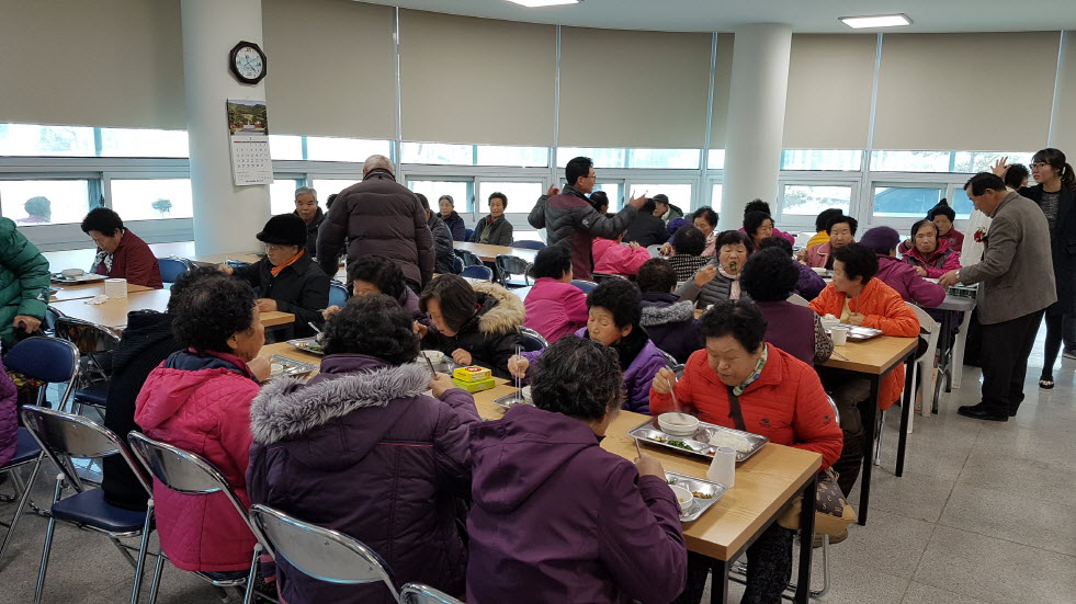 장수 장계면, 무료 경로식당 확대 운영