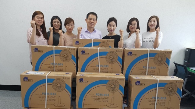 김제신풍동 어려운 이웃돕기 선풍기 전달