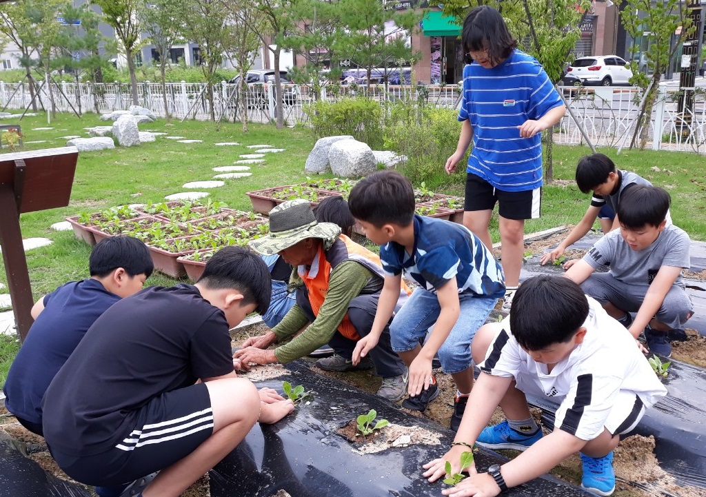 전북농협, 도내 40개교 학생들과 스쿨팜 가을채소 식재 체험 가져