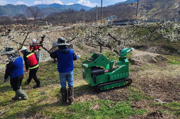 순창군, 영농부산물 파쇄지원단 본격 운영