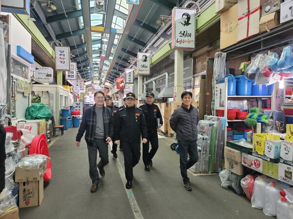 박덕규 전주완산소방서장, 남부시장·한옥마을 현장방문행정 펼쳐
