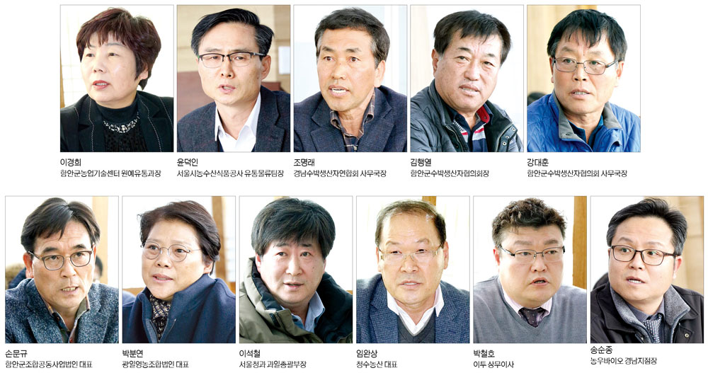 [수박 유통 전망 좌담회] 달라진 소비패턴 반영…소과·특수품종 재배 증가추세