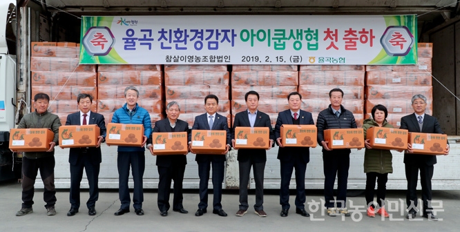 합천군 시설재배 감자 첫 출하