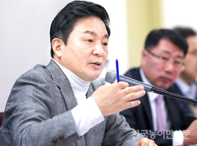 원희룡 제주도지사 1차산업 의미·가치 공유해야