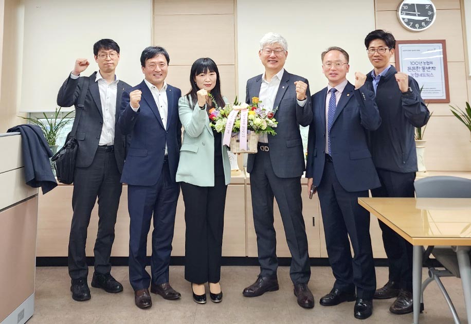 김유경 농협네트웍스 대표, 강원지사 방문