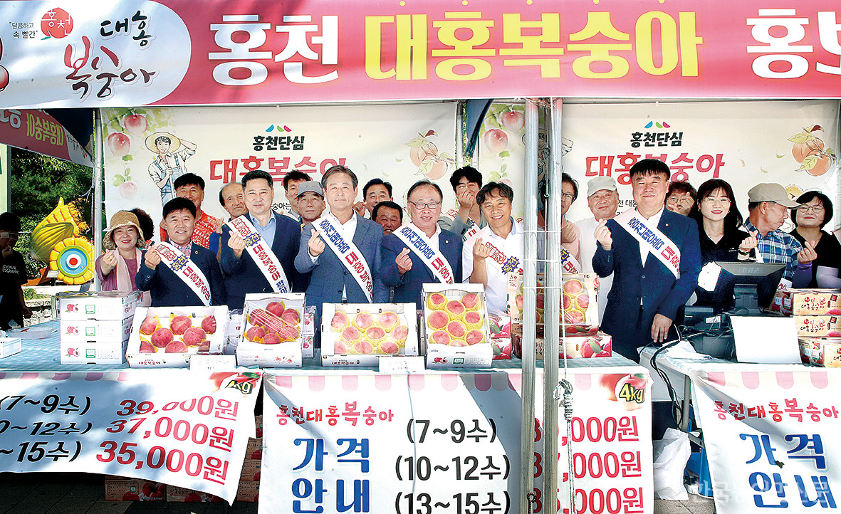 여름 휴가철엔 홍천 대홍복숭아가 딱~