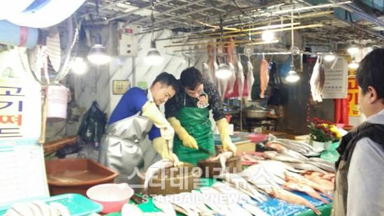 보약 같은 친구 진시몬, 6시 내고향 전통시장 살리기 참여