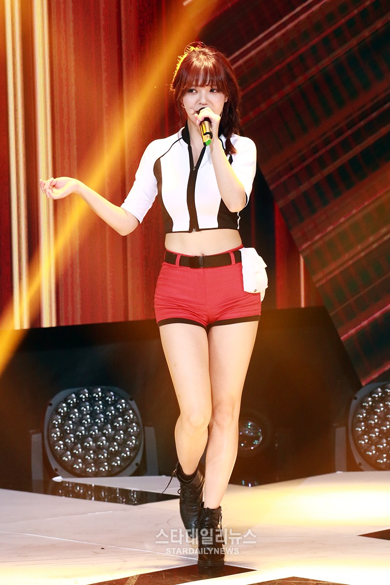 [S포토] AOA 지민, 귀여울 때 가장 예쁜 갓지민 (더쇼)