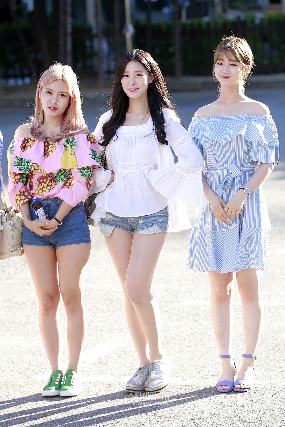 [S포토+] 베리굿 서율-조현-다예, 날씨도 좋고 놀러 가고 싶다.. (뮤직뱅크 출근길)