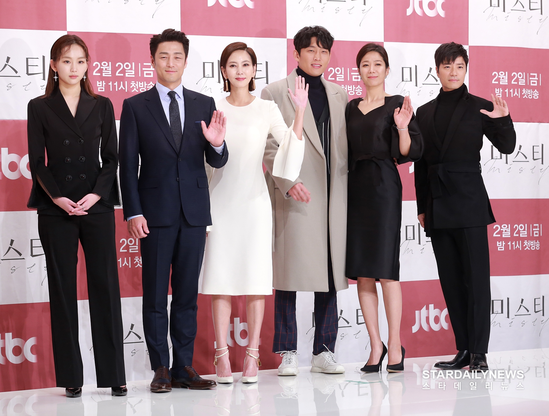 [S포토] 진기주-지진희-김남주-고준-전혜진-임태경, 격정의 사람들 (미스티)