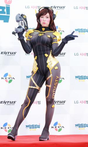 [S포토] 스파이럴캣츠 도레미, 송하나 원탑 코스프레어 (게임돌림픽 2019: 골든카드)