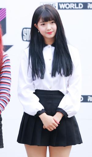 [S포토] 그레이시 신영, 귀염둥이 (뮤직뱅크 출근길)