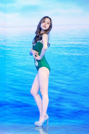 [S포토] 정도양, 마네킹 같은 수영복 각선미~ (더퀸오브코리아)
