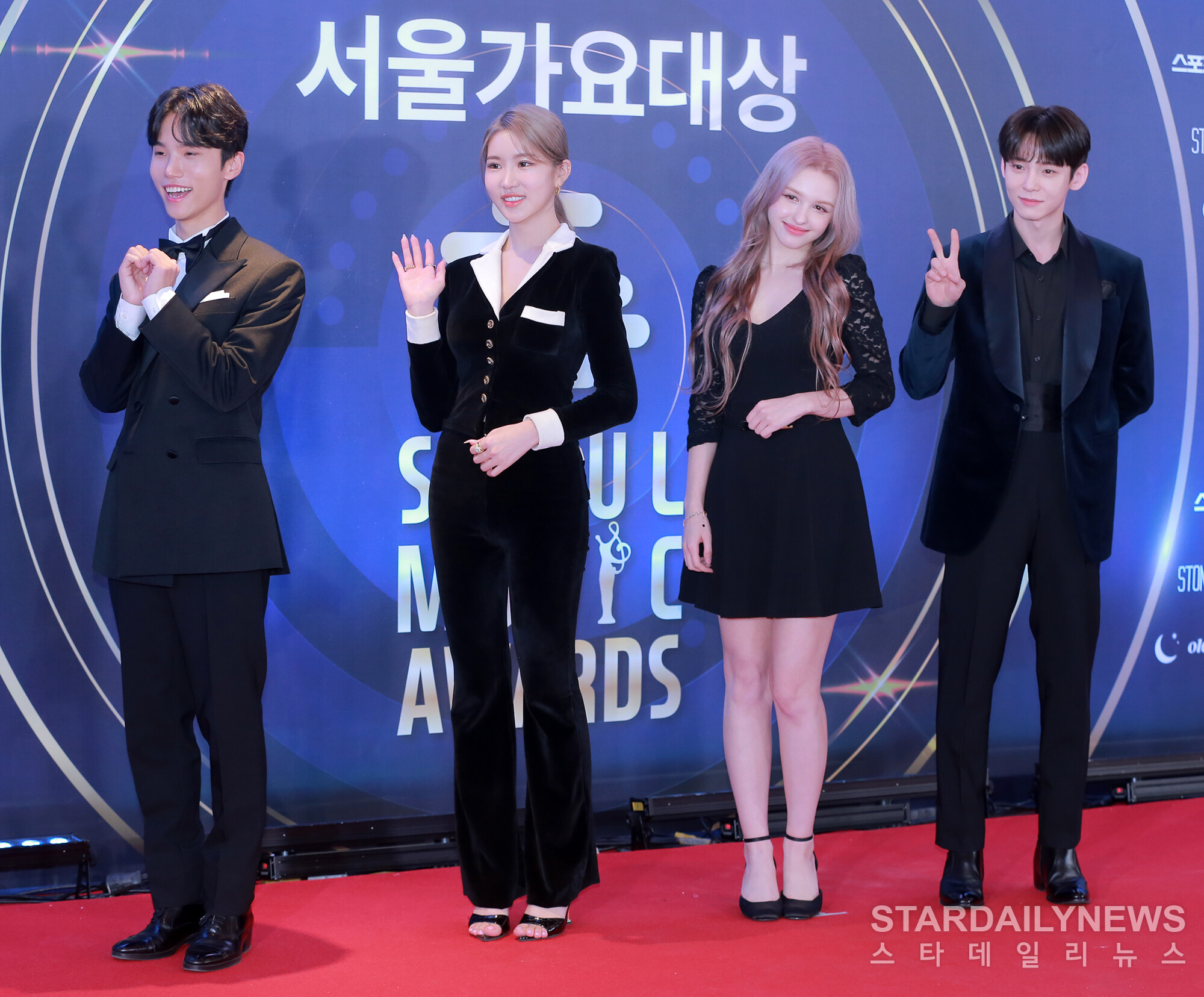[S포토] 원정맨-시아지우-라니대장-창하, 서가대 왔어요 (서울가요대상)