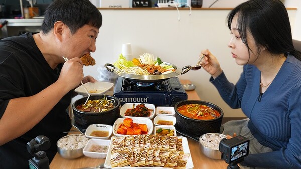 국밥창업 브랜드 일품양평해장국, 흥삼이네 브이로그 채널 흥삶이네 협찬 진행