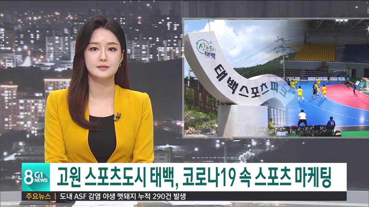 코로나19 청정 태백시 스포츠 마케팅 활기