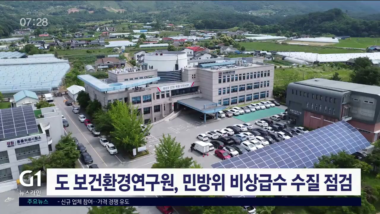 도 보건환경연구원, 민방위 비상급수 수질 점검