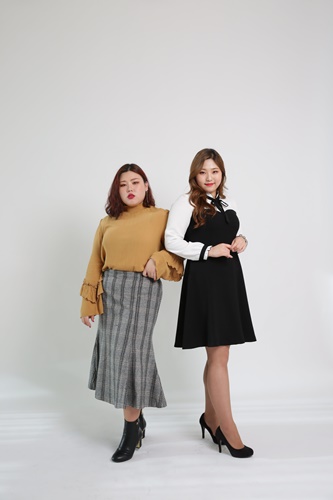 제이스타일 전속모델 염윤혜·배교현, 플러스사이즈 모델 샛별 급부상