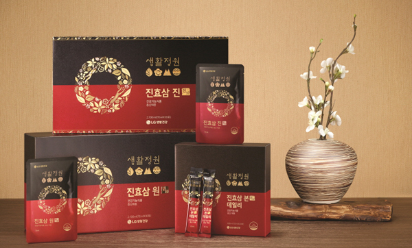 LG생활건강, 생활정원 진효삼 홍삼 라인 리뉴얼