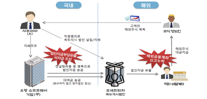 투자금 쏟아붓던 해외자회사 기습 청산…회삿돈, 사주 비밀계좌에 은닉