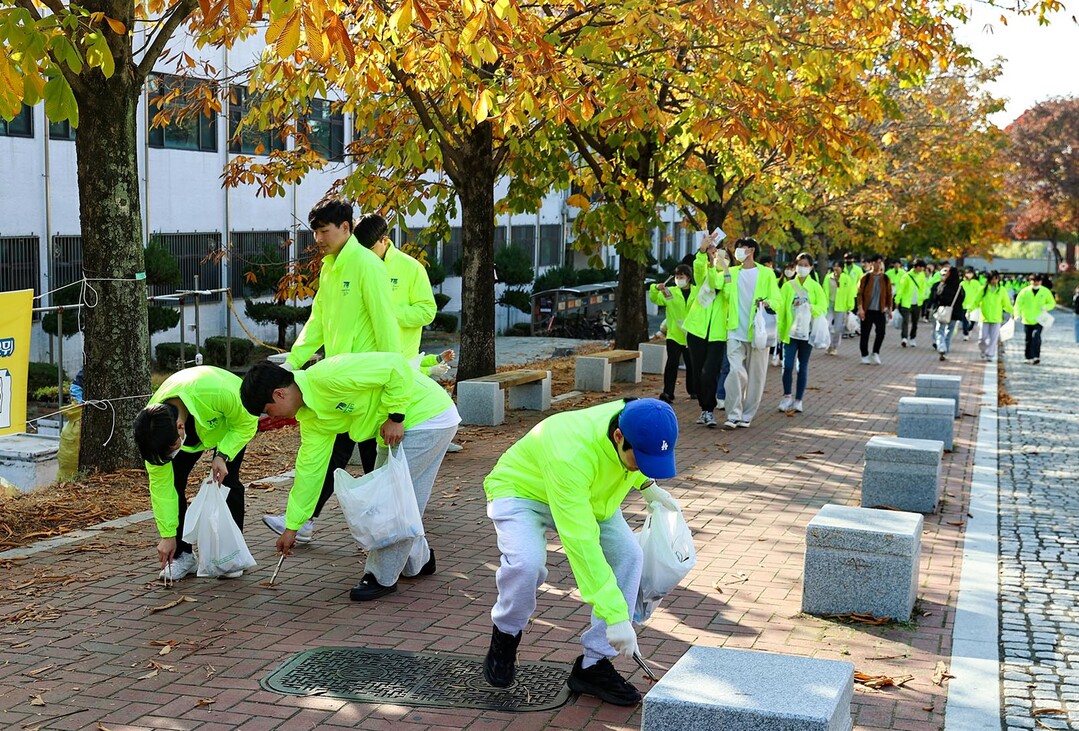영남대, 개교 75주년 기념 천마 트레킹&플로깅
