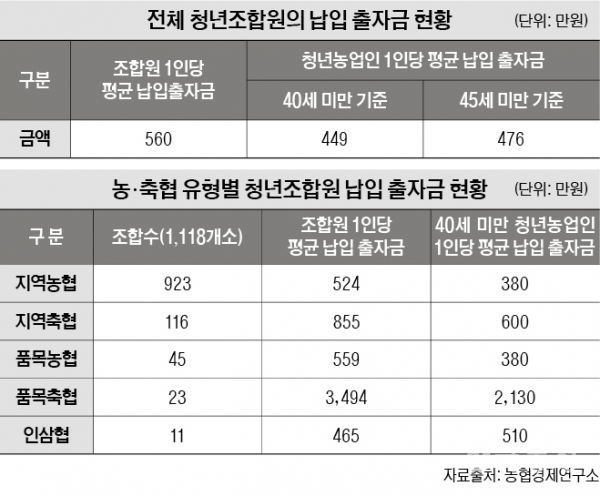 청년조합원의 장벽 납입출자