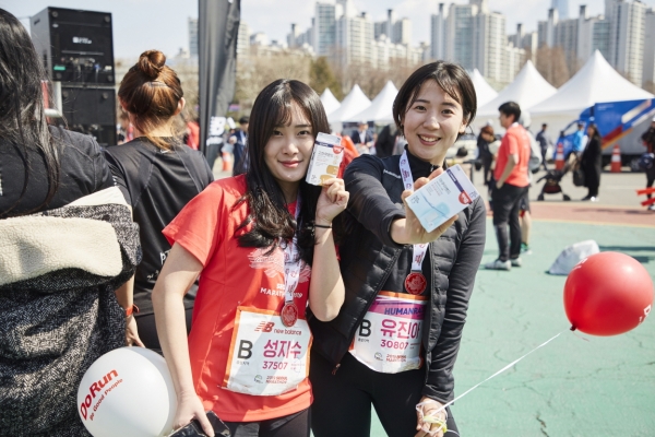 유한양행 해피홈밴드, 2019 서울국제마라톤대회 의료부스 협찬