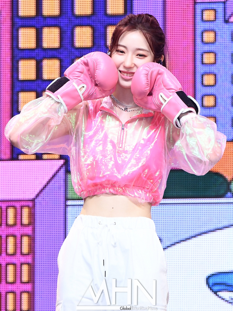 [MHN포토] 로켓펀치 수윤 귀여운 핑크펀치