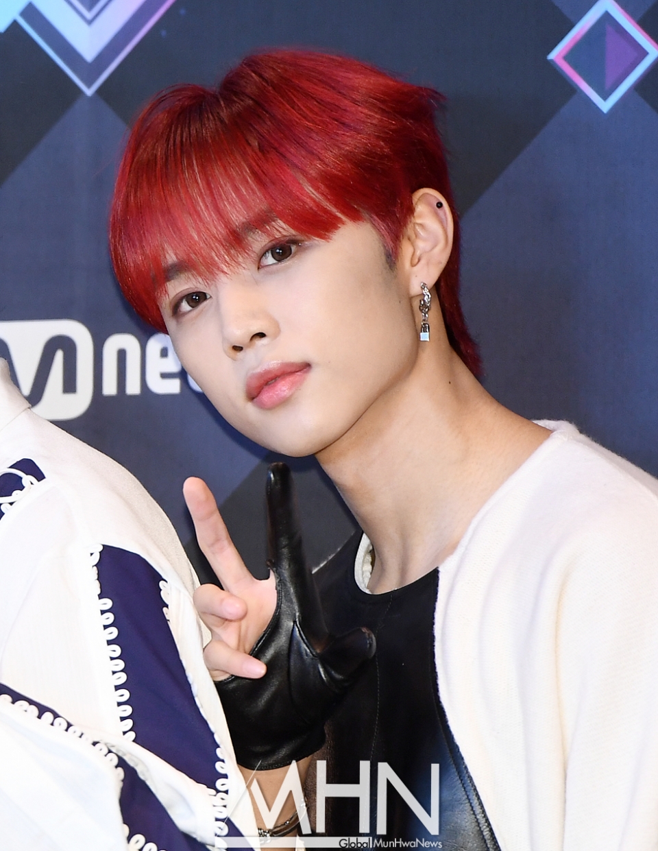 [MHN포토] 더보이즈 선우 강렬한 헤어스타일