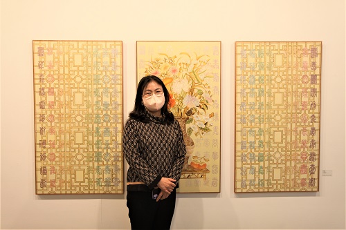 내담 이혜원 민화작가, 월간민화 옛멋, 새멋전에서 수복화병도 선보여