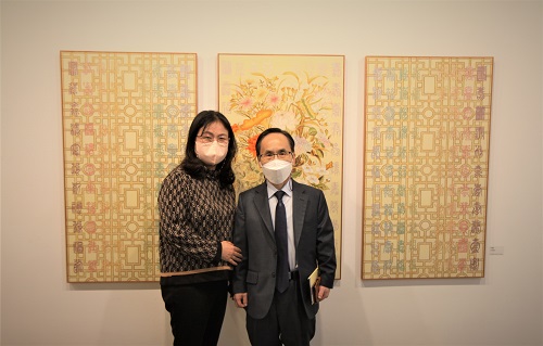 내담 이혜원 민화작가, 월간민화 옛멋, 새멋전에서 수복화병도 선보여