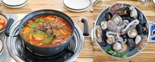 2TV 저녁 생생정보 육개장 즉석 만두전골, 활낙지 해물 칼국수 맛집 소개